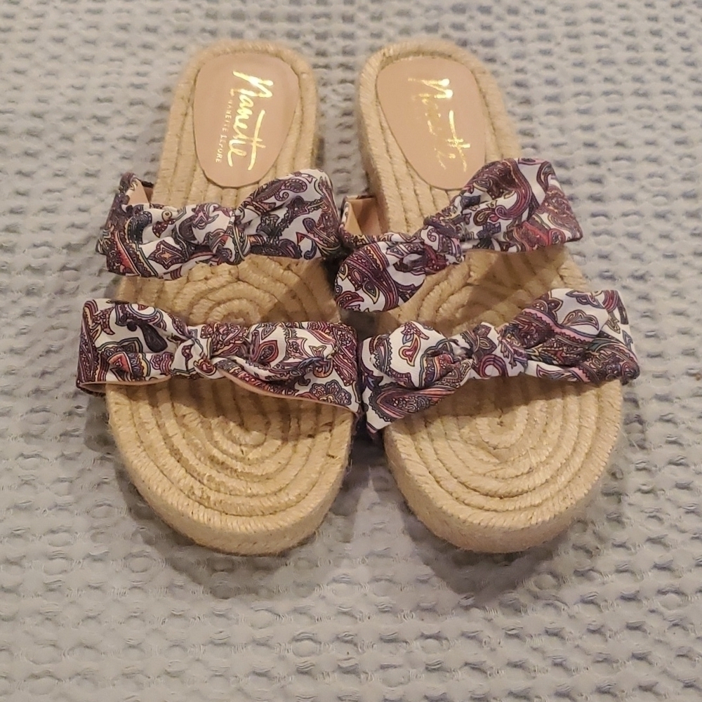 Nanette Lepore Lily Espadrille Sandals Size 7.5 (#6)